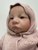 Gerçekçi Vinil Yenidoğan Reborn Oyuncak Bebek 46cm thumbnail 3