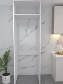 Kenzlife buzdolabı derin dondurucu dolabı modülü antarktika beyaz 220*100*70 kapaksız arkalıksız thumbnail 2