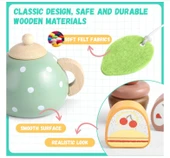 Gagaku Ahşap Oyuncak Çay Seti 23 Parça thumbnail 2