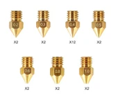 Creality Ender 3 Pirinç Nozzle Seti 24 Adet thumbnail 1