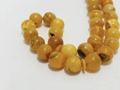 Doğal Kaya Damla Kehribar Tesbih 33lük 31,70 Gram thumbnail 2