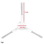 Viomi İle Uyumlu Mijia STYJ02YM V2 Pro V3 SE Süpürge Yan Fırça Beyaz thumbnail 3