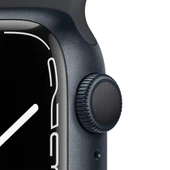 Apple Watch Series 7 Gps + Cellular, 45MM Midnight Aluminium Case With Midnight Sport Band - MKJP3TU/A (Teşhir Ürünüdür) thumbnail 3