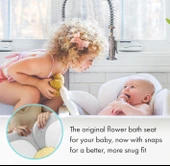 Blooming Bath Lotus Yumuşak Çiçek Tasarım Bebek Banyo Koltuğu thumbnail 3