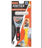 Ev Dekorasyonu ve Boyama Seti  10cm Rulo 50mm Spatula No:2 Kestirme Fırçası thumbnail 2