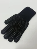 Yüksek Sıcaklık Dayanıklı Barbekü Fırın Eldiveni Siyah 32cm (1 Adet) thumbnail 4