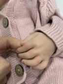 Gerçekçi Vinil Yenidoğan Reborn Oyuncak Bebek 46cm thumbnail 4