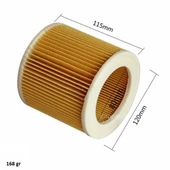 Karcher İle Uyumlu 6.414-552.0 MV 3 NT 27/1 WD 3.200 A 2674 PT Plus Süpürge Silindir Hepa Filtre thumbnail 4