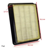 Fakir İle Uyumlu Ares Prestige 1800 2300 Azuro Clarris Twist  Elektrikli Süpürge Hepa Filtre thumbnail 4