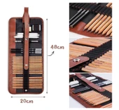 Cooja Çizim ve Eskiz Kurşun Kalem Seti 29 Parça thumbnail 2