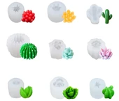 3D Silikon Mum ve Pasta Kalıbı 9 Adet thumbnail 1