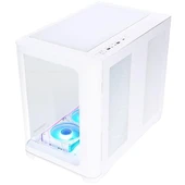 GAMEBOOSTER GB-G2852W 7-FANLI GAMING MID-TOWER PC KASASI BEYAZ thumbnail 2