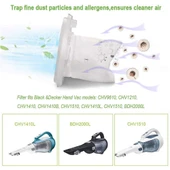 Black & Decker İle Uyumlu 90558113 ADV 1210 DV 6010 N 1410 EL 4800 N Elektrikli Süpürge Toz Filtresi thumbnail 3