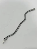 Gümüş Örme Erkek Bileklik 22cm - Cihan Albora Bilekliği thumbnail 4