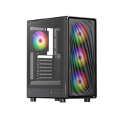 POWERBOOST 650W 80+ BRONZE PBA5065B-650W GAMING MID-TOWER PC KASASI thumbnail 2