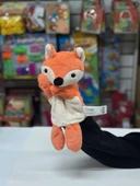 Peluş 25 cm El Kuklası Turuncu Tilki thumbnail 2