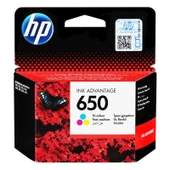 HP 650 Color Kartuş CZ102AE Orijinal Renkli Mürekkep Kartuş thumbnail 1