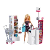 Barbie Süpermarkette Oyun Seti thumbnail 2