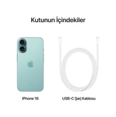 Apple iPhone 16 512 GB (Apple Türkiye Garantili) Deniz Mavisi thumbnail 9