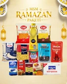 MSM RAMAZAN PAKETİ GIDA KOLİSİ YARDIM PAKETİ NO 36 13 PARÇA thumbnail 1