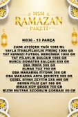 MSM RAMAZAN PAKETİ GIDA KOLİSİ YARDIM PAKETİ NO 36 13 PARÇA thumbnail 2