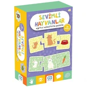 Sevimli Hayvanlar Eğitici Eşleştirme Puzzle 36 Parça thumbnail 2