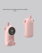 Bebek Telsizi LCD Ekran VOX İki Yönlü İişim USB Şarj Hafif thumbnail 3