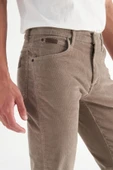 Erkek Texas Slim Kadife Pantolon Brown Brown 31 30 thumbnail 4
