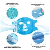 Buz Jel Toplar Termojel Yüz Maskesi, Soğuk Ve Sıcak Terapi Yüz Maskesi thumbnail 1