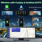 Çeşithane 10.26” 4K CarPlay & Android Auto Araç DVR – 2160P Ultra HD, 360° Döner Kamera, 5G WiFi, GPS Navigasyon thumbnail 3
