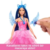 Barbie Mavi Saçlı Prenses Bebek HRR16 thumbnail 2