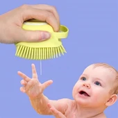 BUFFER® Yumuşak Silikon Malzemeli Esnek Jel Hazneli Masaj Fonksiyonlu Etkili Banyo Duş Kese Lifi thumbnail 2