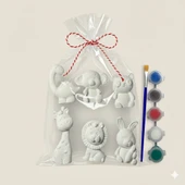 Sevimli Hayvanlar Boyama Kiti (6'lı Set) thumbnail 1