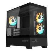 GIGABYTE GB-C201P PANORAMIK GAMING MID-TOWER PC KASASI 360MM SIVI SOĞUTUCU DESTEĞİ thumbnail 1