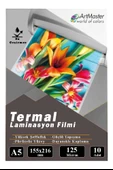 A5 Parlak Laminasyon Filmi 10 Lu 1 Paket 125 Mikron Pvc Kaplama Laminasyon Kaplama Poşeti 10 Adet thumbnail 1