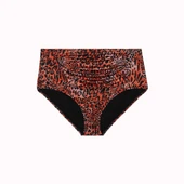 Büyük Beden Yüksek Bel Karın Toparlayıcı Tek Bikini Alt thumbnail 7