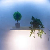 L ahşap ışıklı raf thumbnail 1