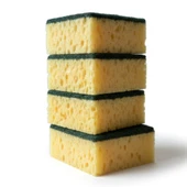 Technow Softtex Çift Taraflı  Çizmez  Ekonomik Mercan Bulaşık Sünger 4 Adet thumbnail 5