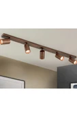 Beşli 5’li Bakır Eskitme Fırçalı GU10 LED Tavan Spot Hareketli Başlıklı Tasarruflu Modern Avize thumbnail 1