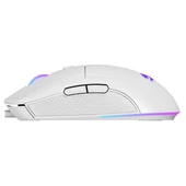 GAMEBOOSTER M11 Dire 12800dpi RGB Aydınlatmalı Beyaz Profesyonel Gaming Mouse thumbnail 4