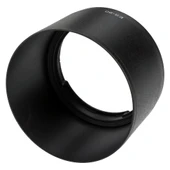 Ayex ES-60 Parasoley, Canon EF-M 32mm f/1.4 STM ile Uyumlu, Işık Yansımalarını Engelleyen Ters Takılabilir Tasarım thumbnail 2