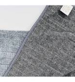 Miss Clean Mikrofiber Kareli Yüzey Cam Temizlik Bezi 50x70 Cm Süper Emici - 320 Gr. - Gri - 5 Adet thumbnail 4