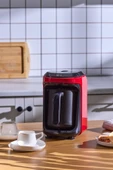 Hatır Hüp Türk Kahve Makinesi 5 Fincan Kapasiteli Ruby thumbnail 1