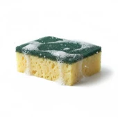 Technow Softtex Çift Taraflı  Çizmez  Ekonomik Mercan Bulaşık Sünger 4 Adet thumbnail 3