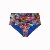 Büyük Beden Yüksek Bel Karın Toparlayıcı Tek Bikini Alt thumbnail 6