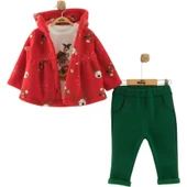 KIZ BEBEK YILBAŞI NOEL TEMALI 3LÜ TAKIM thumbnail 4