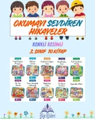 3.Sınıf Okumayı Sevdiren Renkli Resimli Hikayeler 10 - 10 Kitap thumbnail 1
