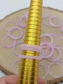 Akik Taşı İnce Boy Yüzük – Pembe Alacalı –  3mm Kalınlık  (59974) thumbnail 3