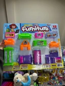 Oyuncak Ev Eşyası 12 Parça Ev Seti Oturma Odası Eşya thumbnail 1