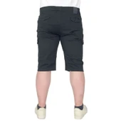 Büyük Beden Erkek Kapri Klasik 21401 Lacivert thumbnail 4